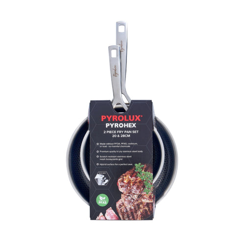 2 Piece Fry Pan Set - 20cm and 28cm