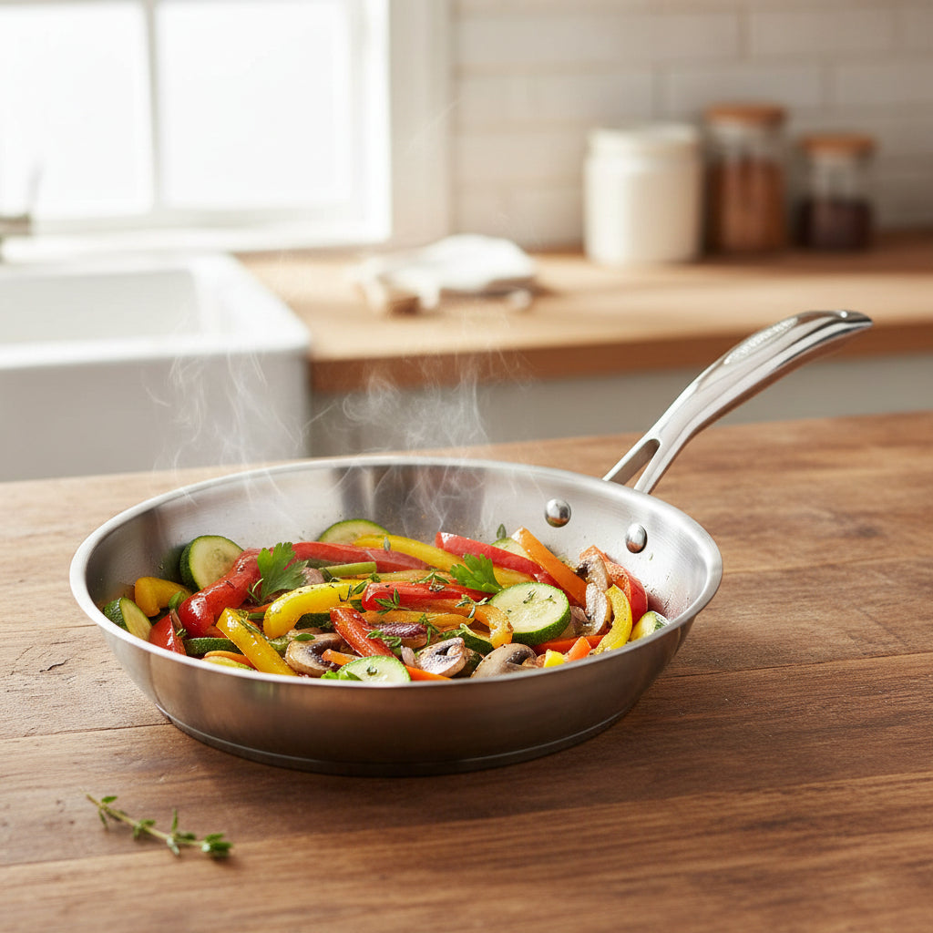 Stainless Steel Fry Pan 26cm