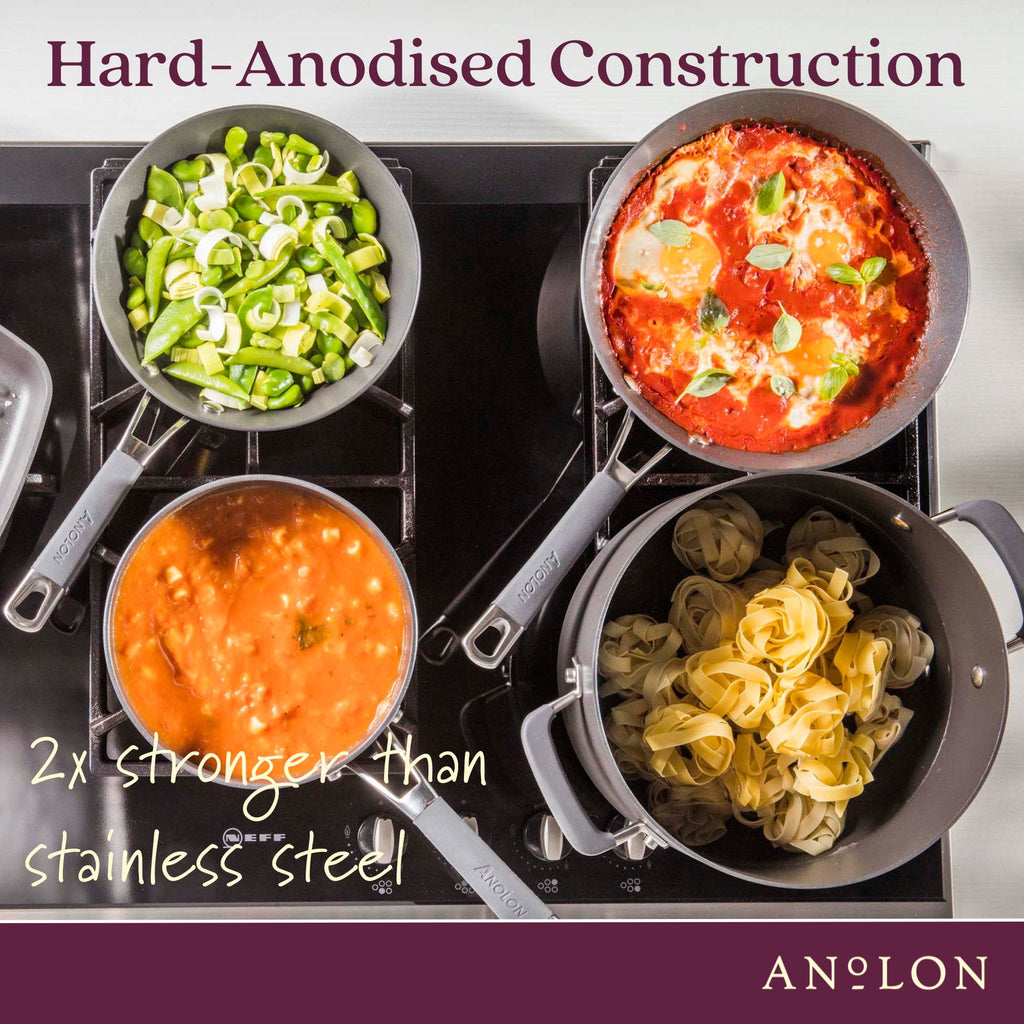 Hard Anodised French Skillet 28cm