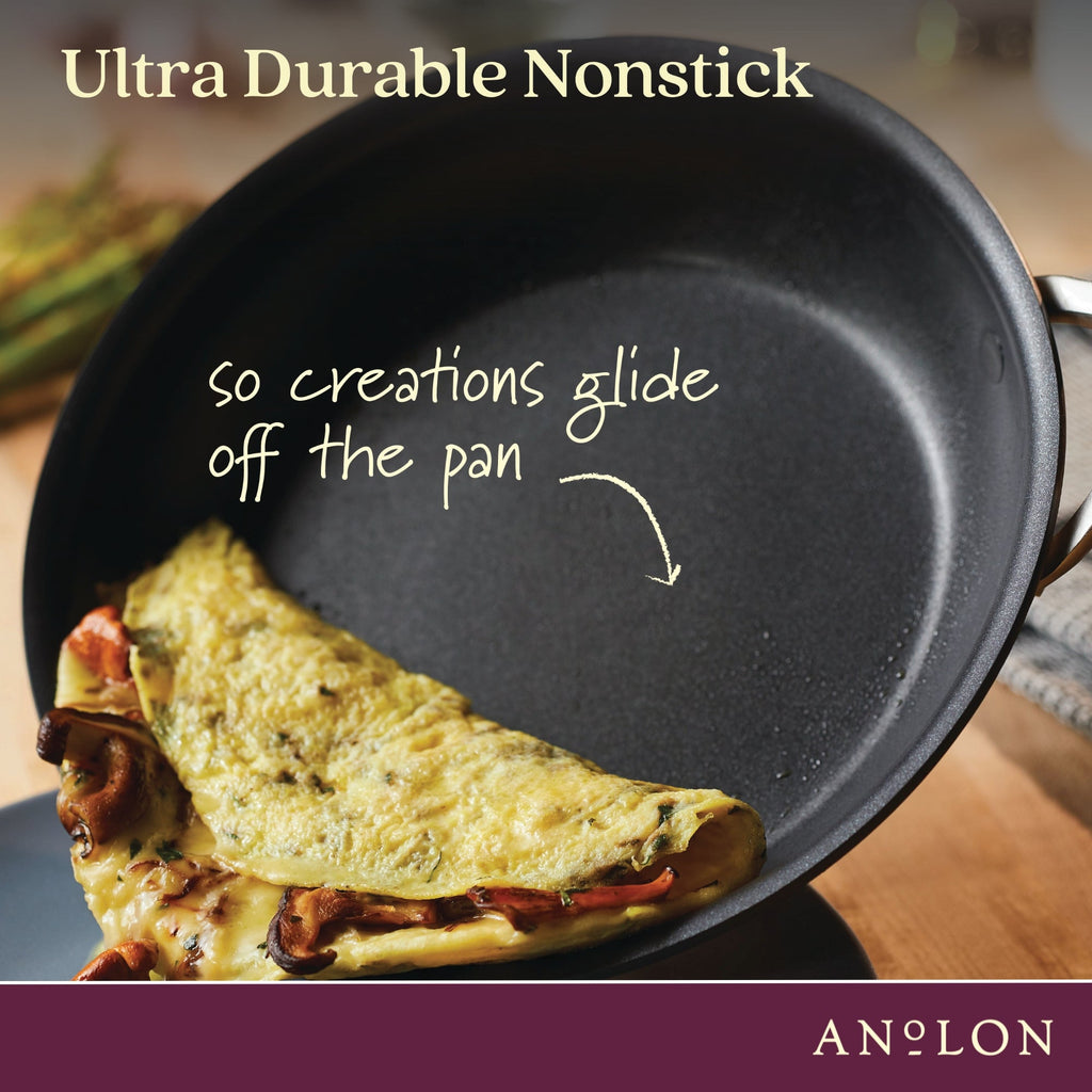 Hard Anodised French Skillet 28cm
