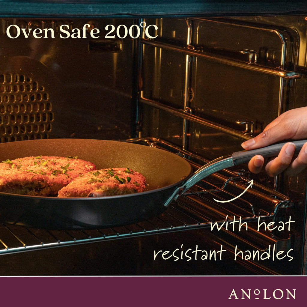Hard Anodised French Skillet 28cm