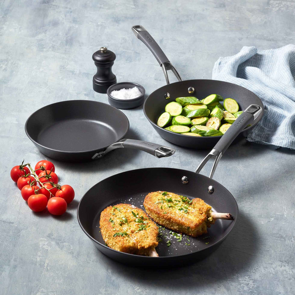 Hard Anodised French Skillet 24cm