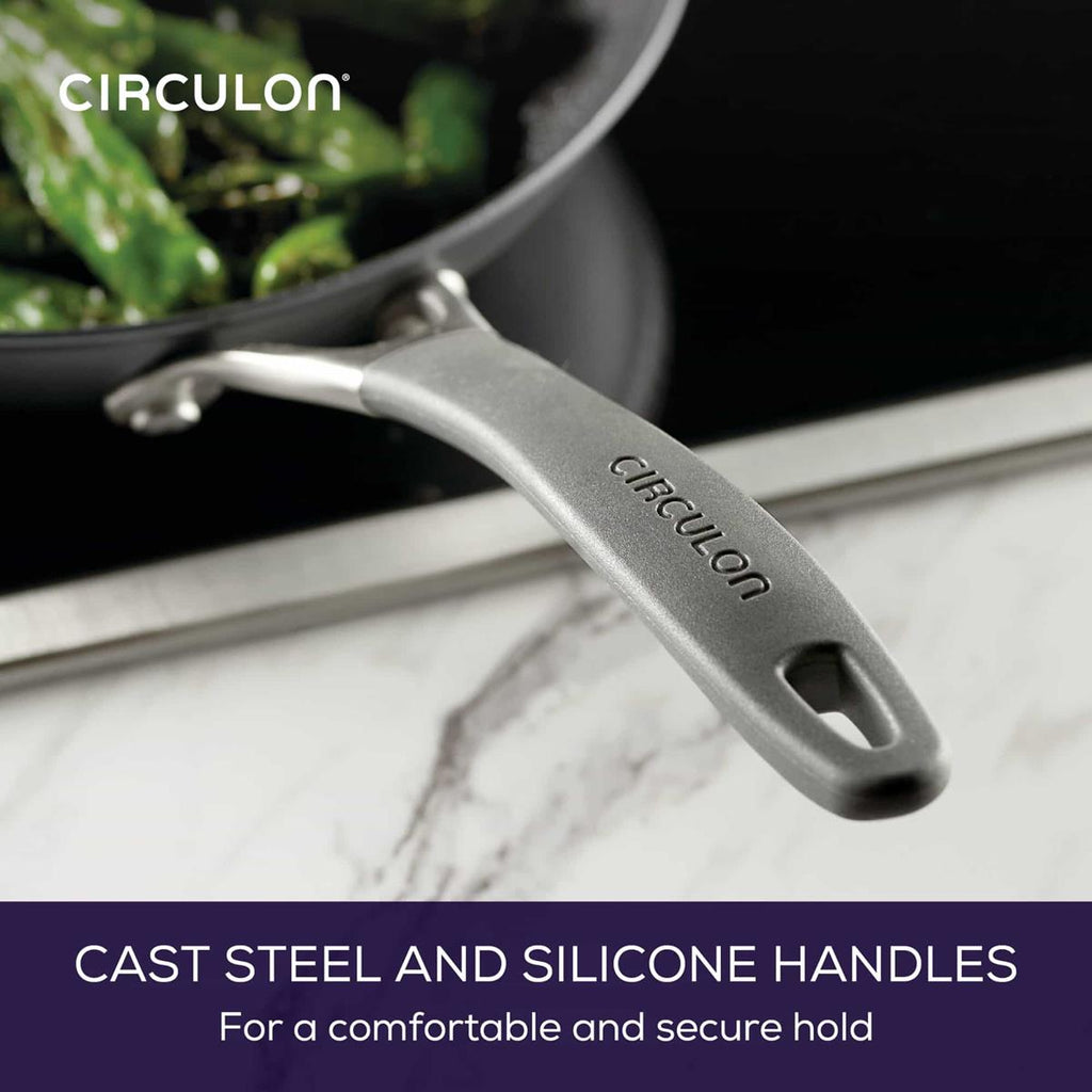 Hard Anodised Skillet Twin Pack 21.5cm and 25.4cm