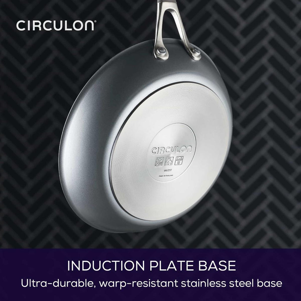 Hard Anodised Skillet Twin Pack 21.5cm and 25.4cm