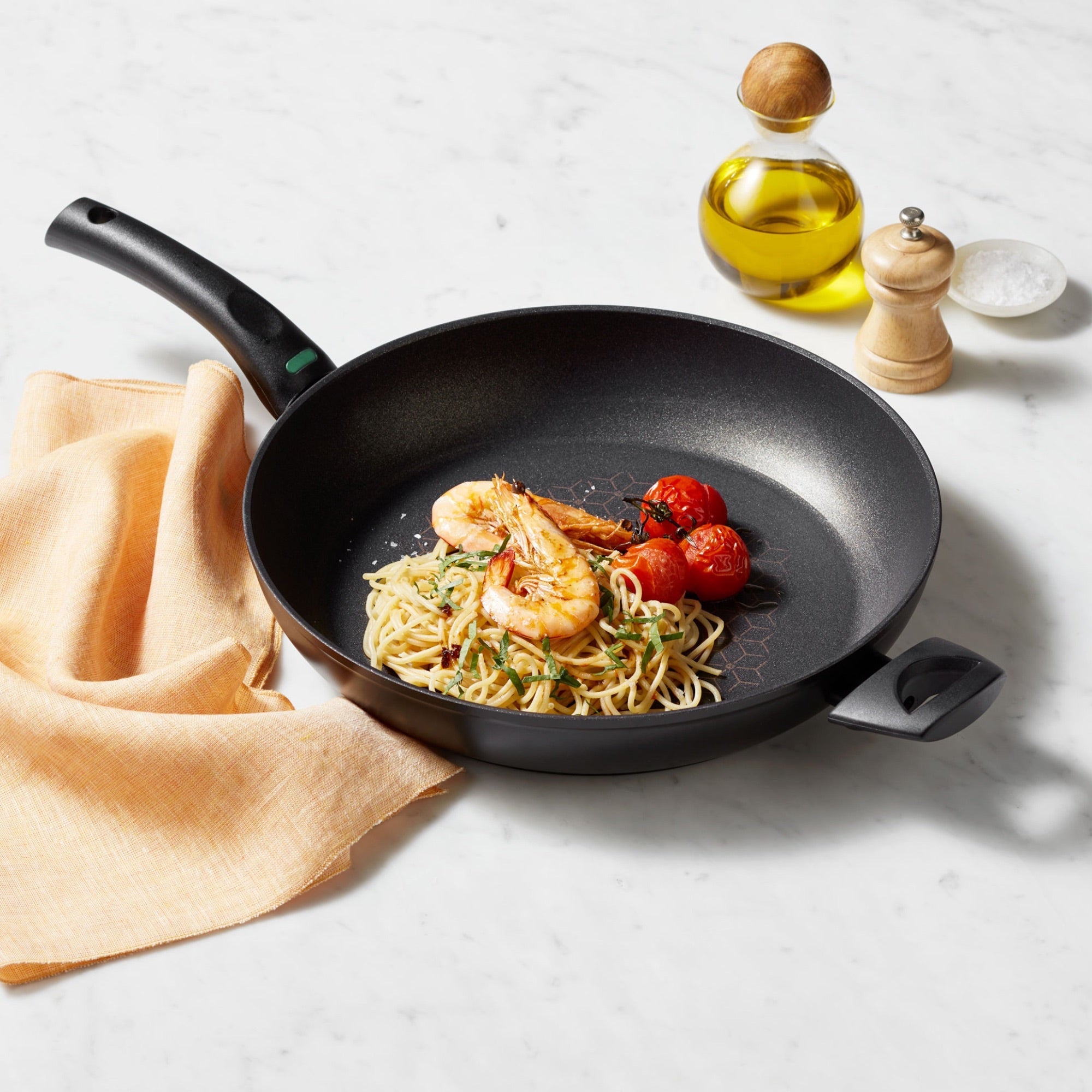 Cast Aluminium Open French Skillet 32cm