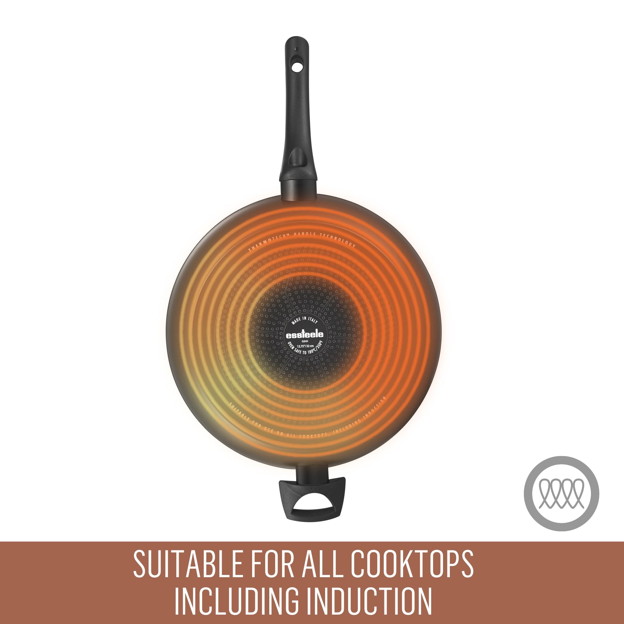 Cast Aluminium Open French Skillet 32cm