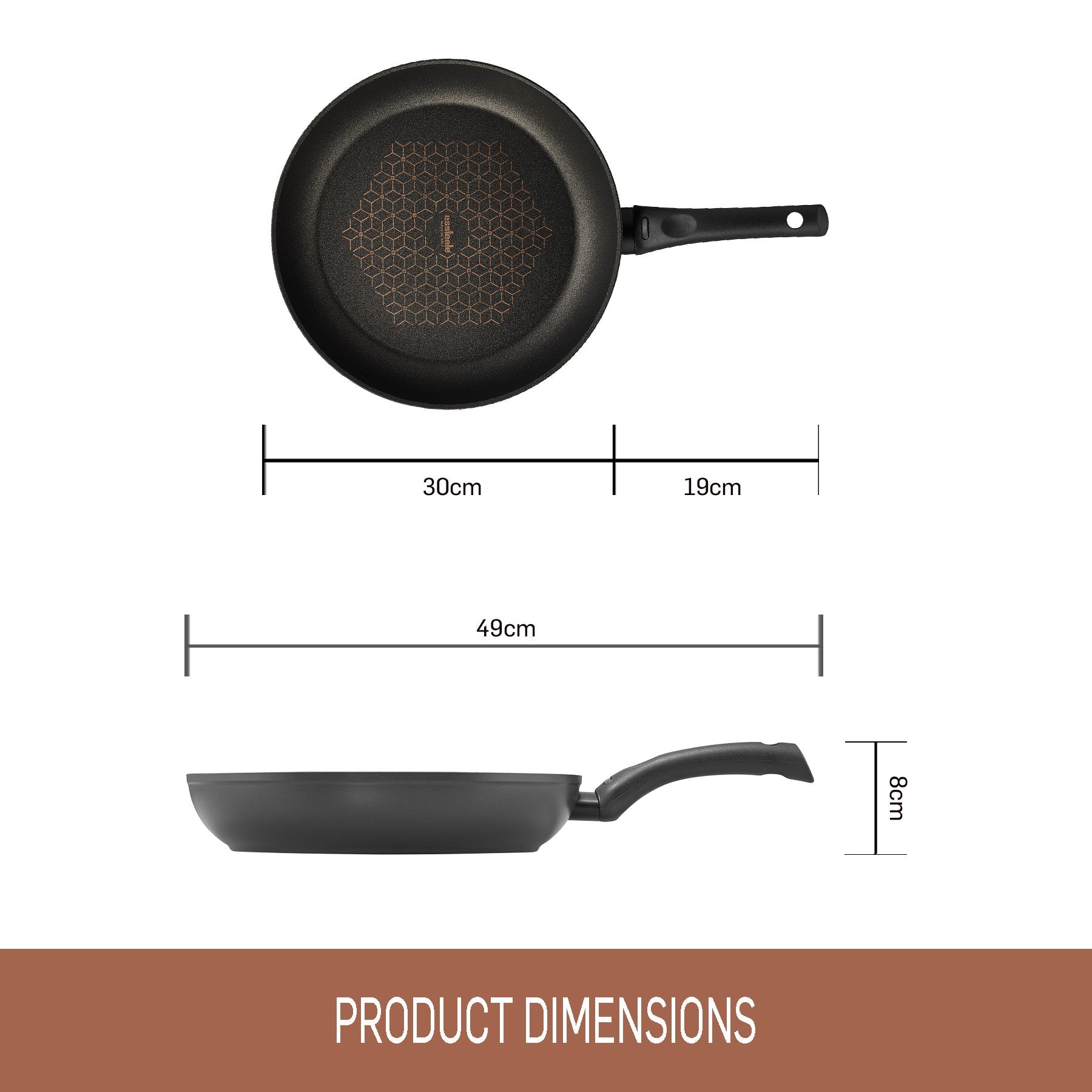Cast Aluminium Open French Skillet 30cm