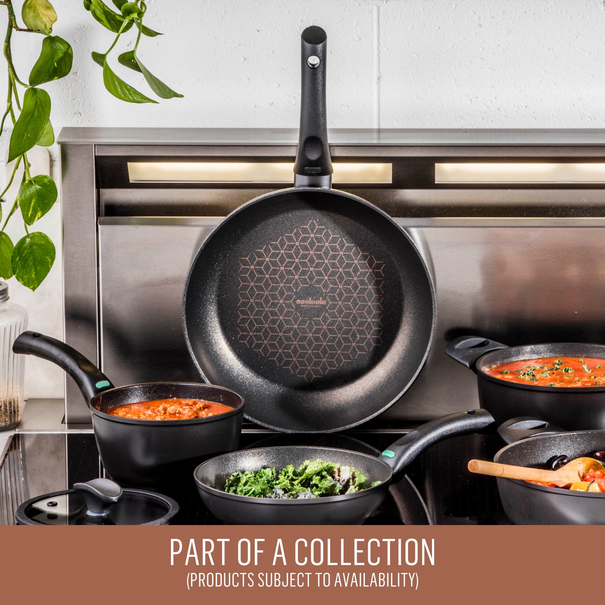 Cast Aluminium Skillet Triple Pack 20cm, 24cm and 28cm