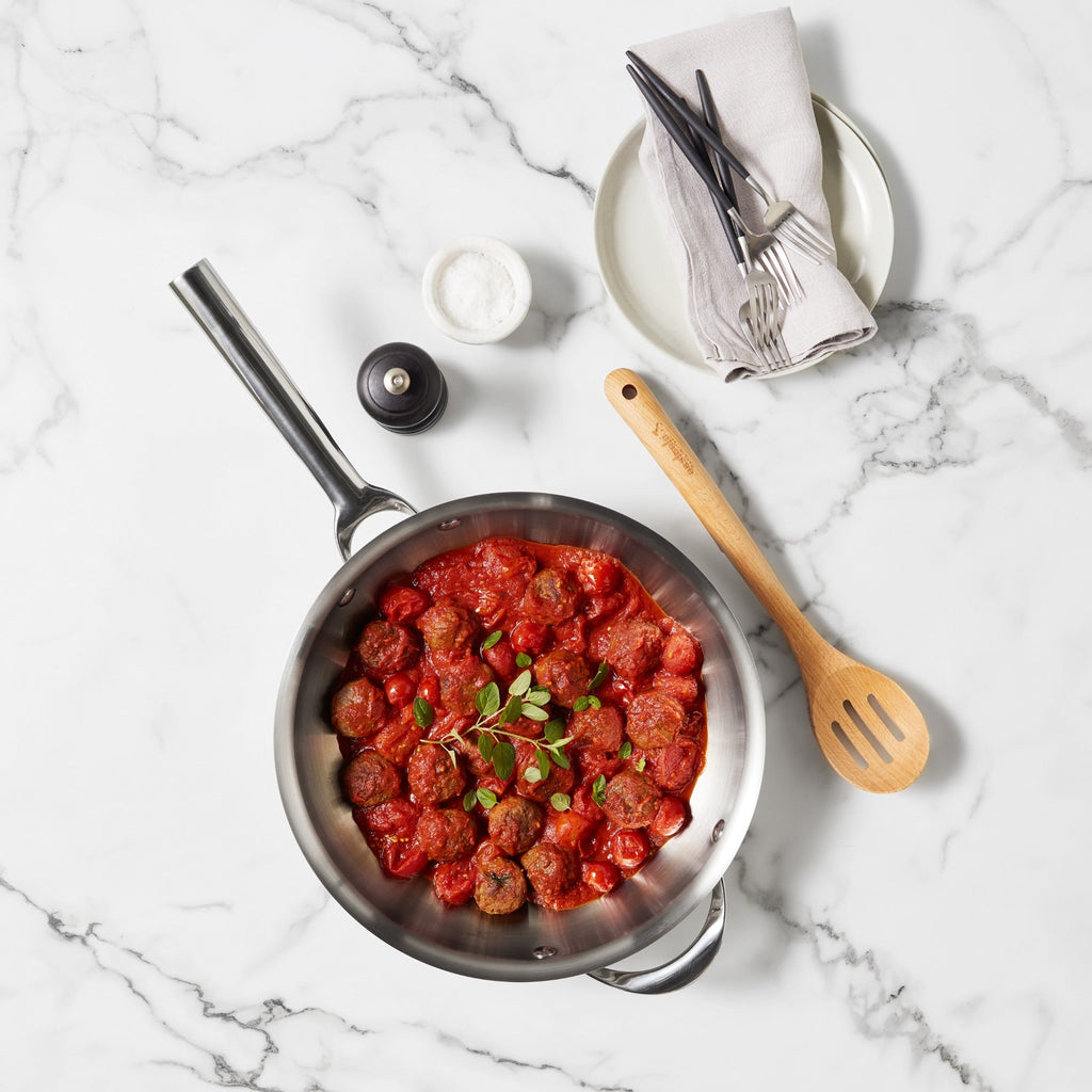 Stainless Steel Open French Skillet 24cm