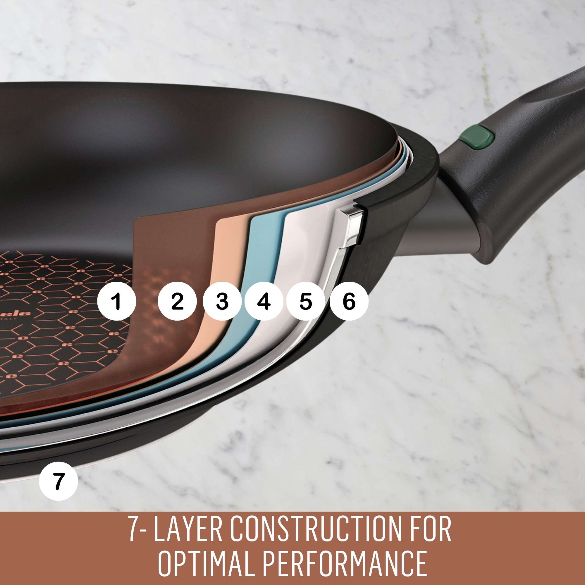 Cast Aluminium Open French Skillet 24cm