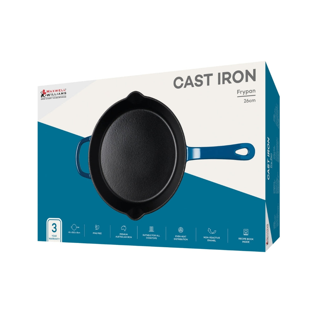 Cast Iron Frypan Midnight Blue 26cm Gift Boxed