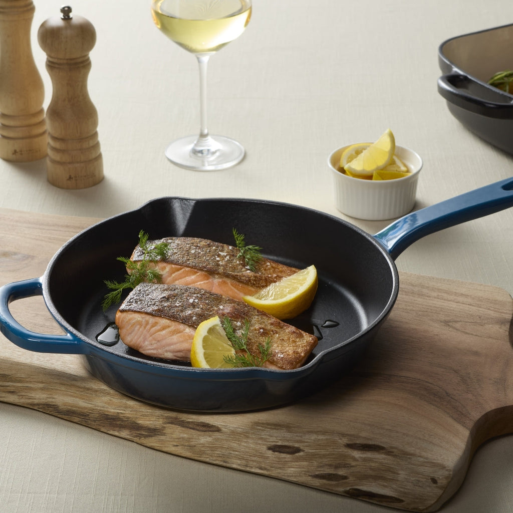 Cast Iron Frypan Midnight Blue 26cm Gift Boxed