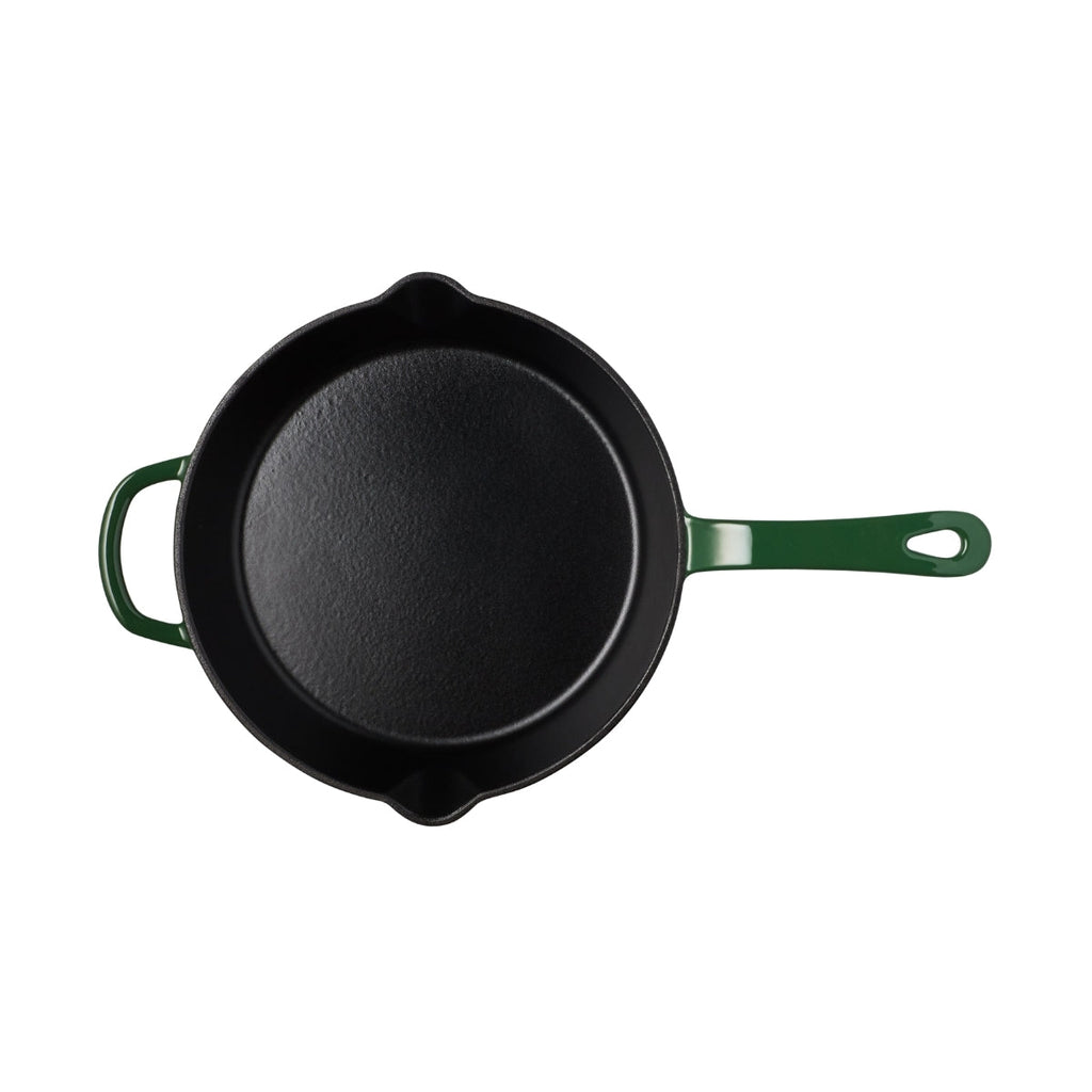 Cast Iron Frypan English Racing Green 26cm Gift Boxed