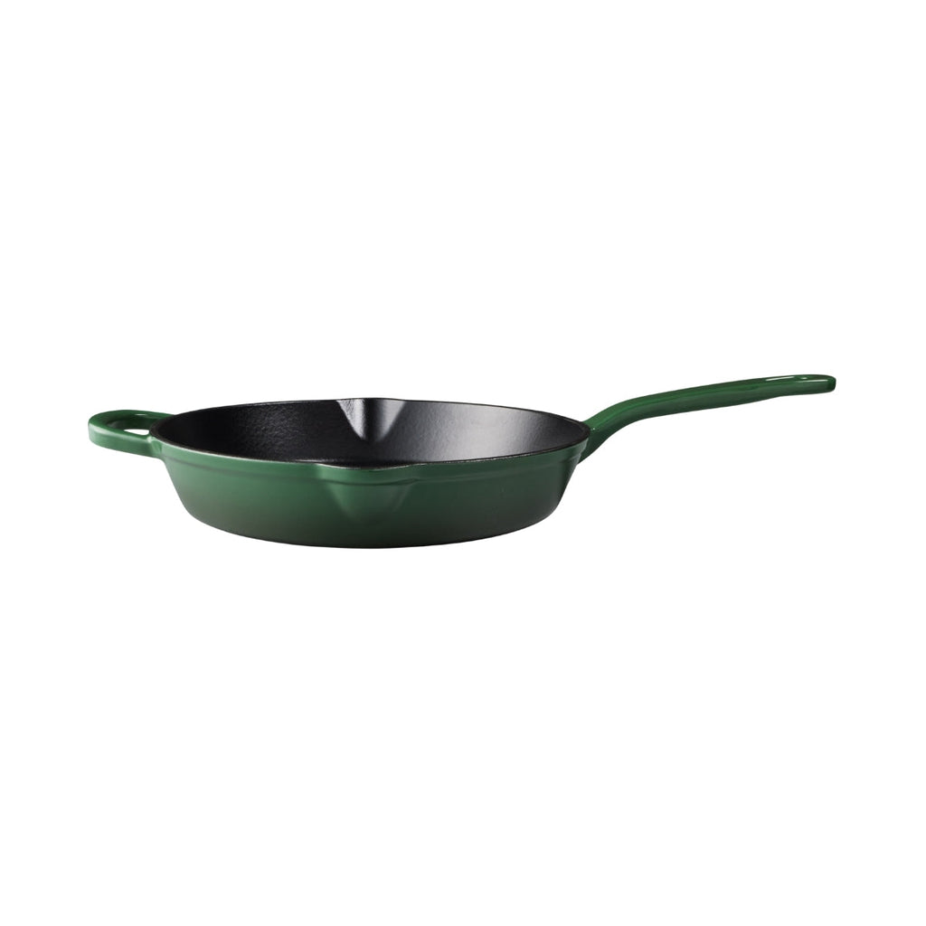 Cast Iron Frypan English Racing Green 26cm Gift Boxed