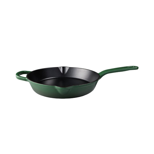 Cast Iron Frypan English Racing Green 26cm Gift Boxed