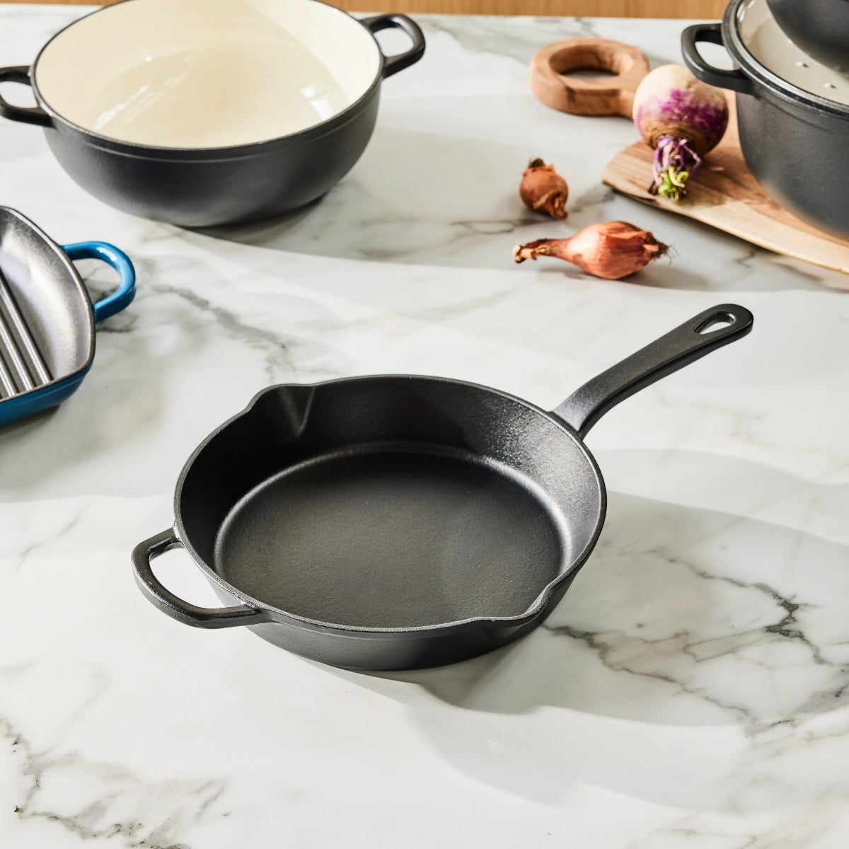 Cast Iron Frypan Black 26cm Gift Boxed