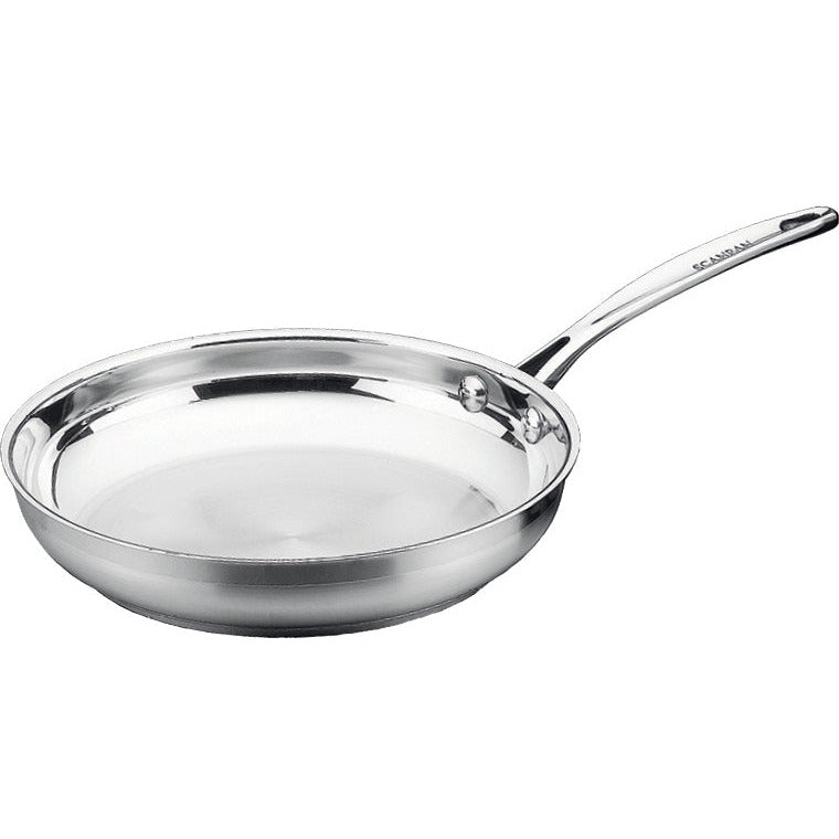Stainless Steel Fry Pan 24cm with Lid
