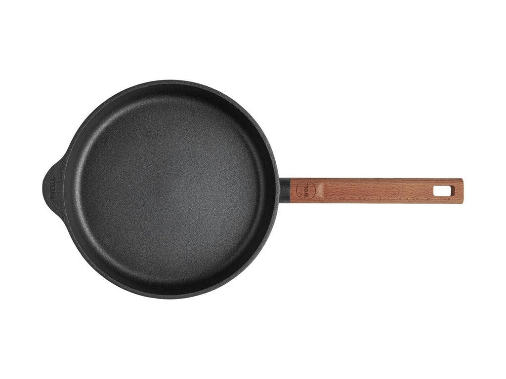 Wooden Handle Frypan 24cm